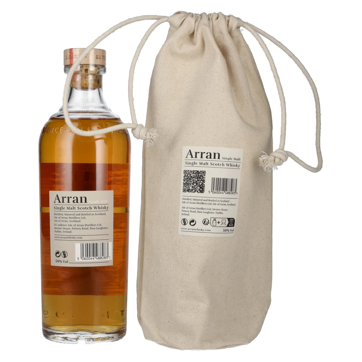 The Arran Whisky Signature Series 2 BARREL BONFIRE, whisky single malt écossais, 50 % vol., 0,7 l, dans un sac en toile