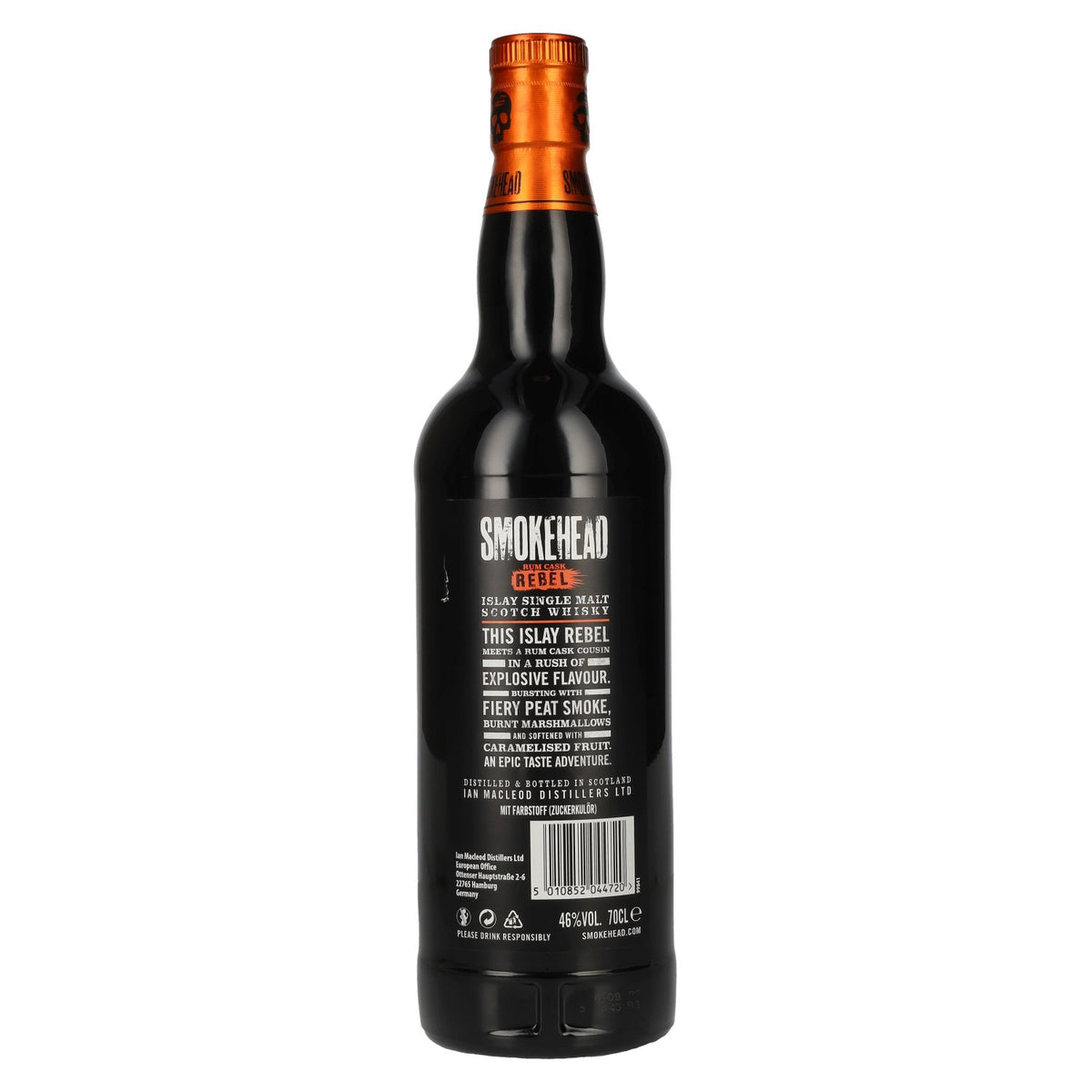 Smokehead RUM REBEL Whisky écossais single malt d'Islay 46 % vol. 0,7 l