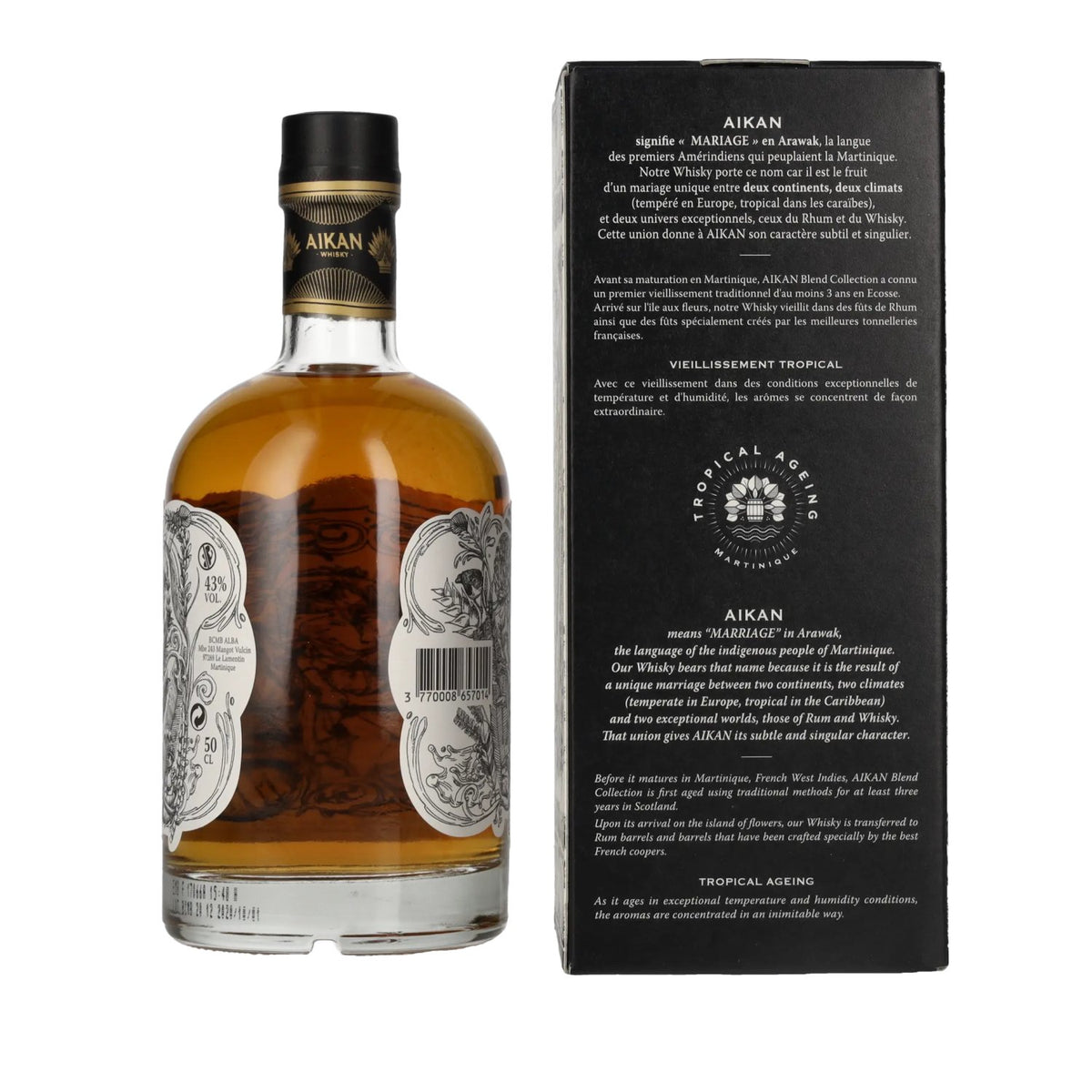 Aikan Whisky Blend Collection Batch No. 3 43% Vol. 0,5l in geschenkverpakking