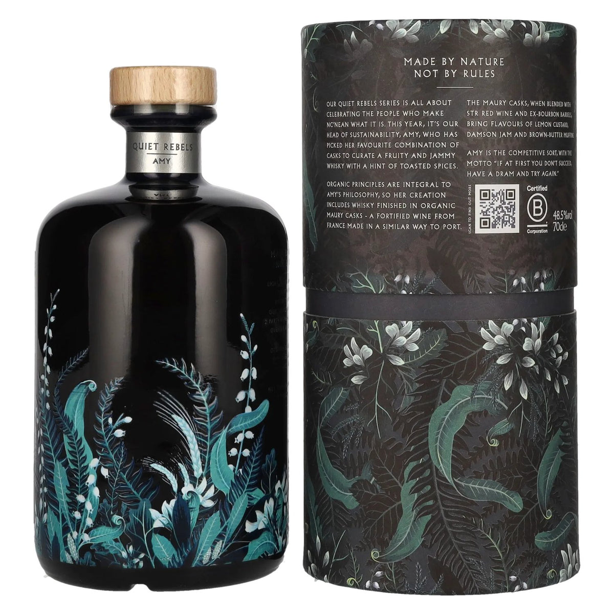NC'NEAN QUIET REBELS - Amy Single Malt Scotch Whisky 48,5% Vol. 0,7l en coffret cadeau