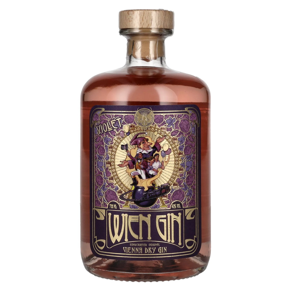 Wien Gin VIOLET Vienna Dry Gin 43% vol. 0,7 l