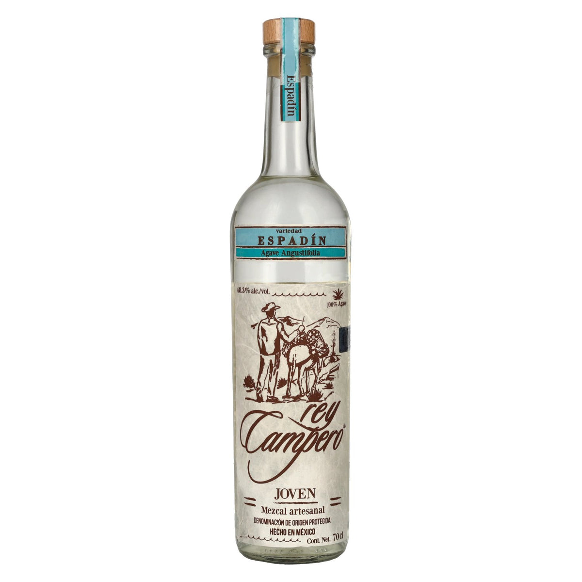 Rey Campero Mezcal ESPADÍN 48.3% vol. 0.7l
