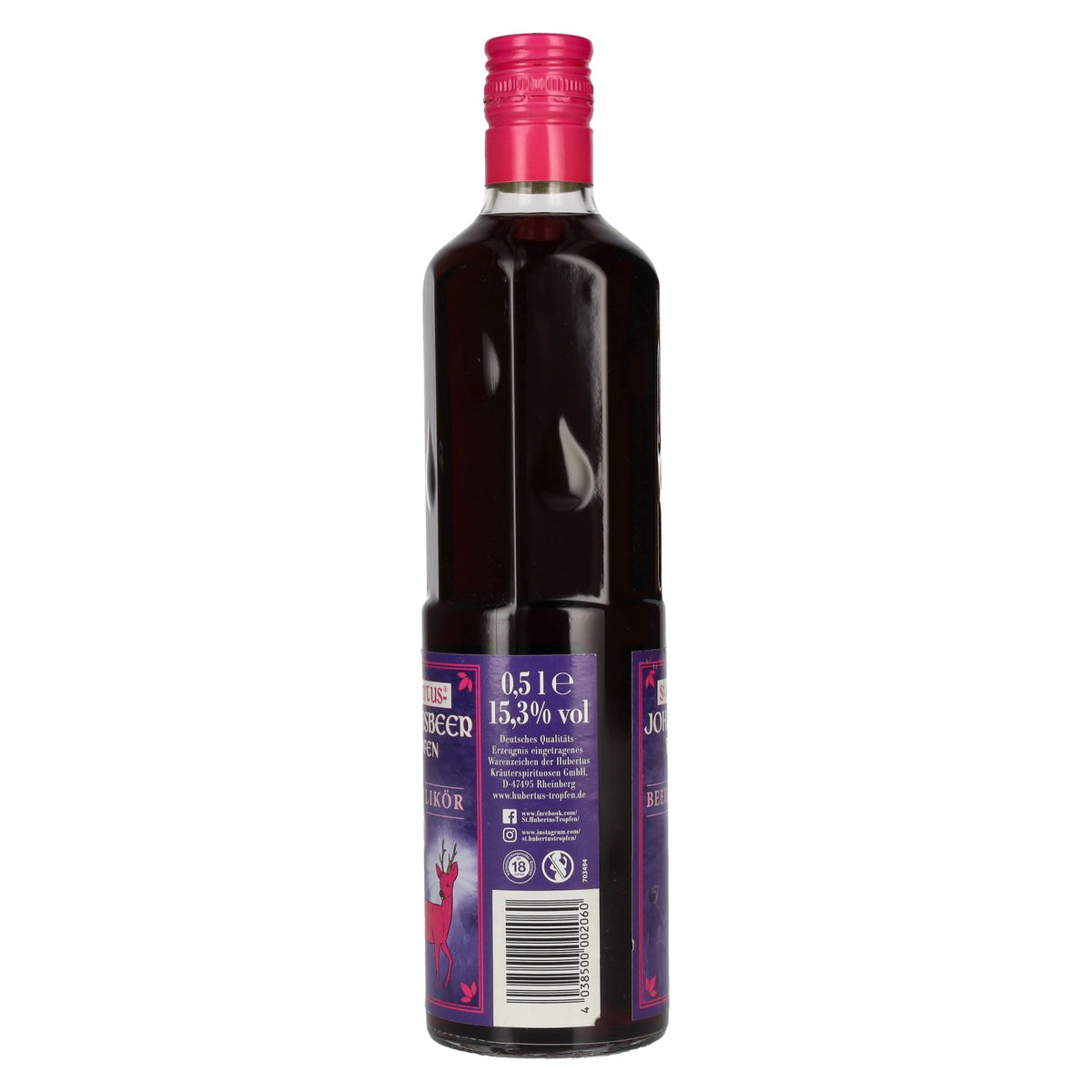 St. Hubertus JOHANNISBEER Tropfen Beeren-Likör 15,3% Vol. 0,5l