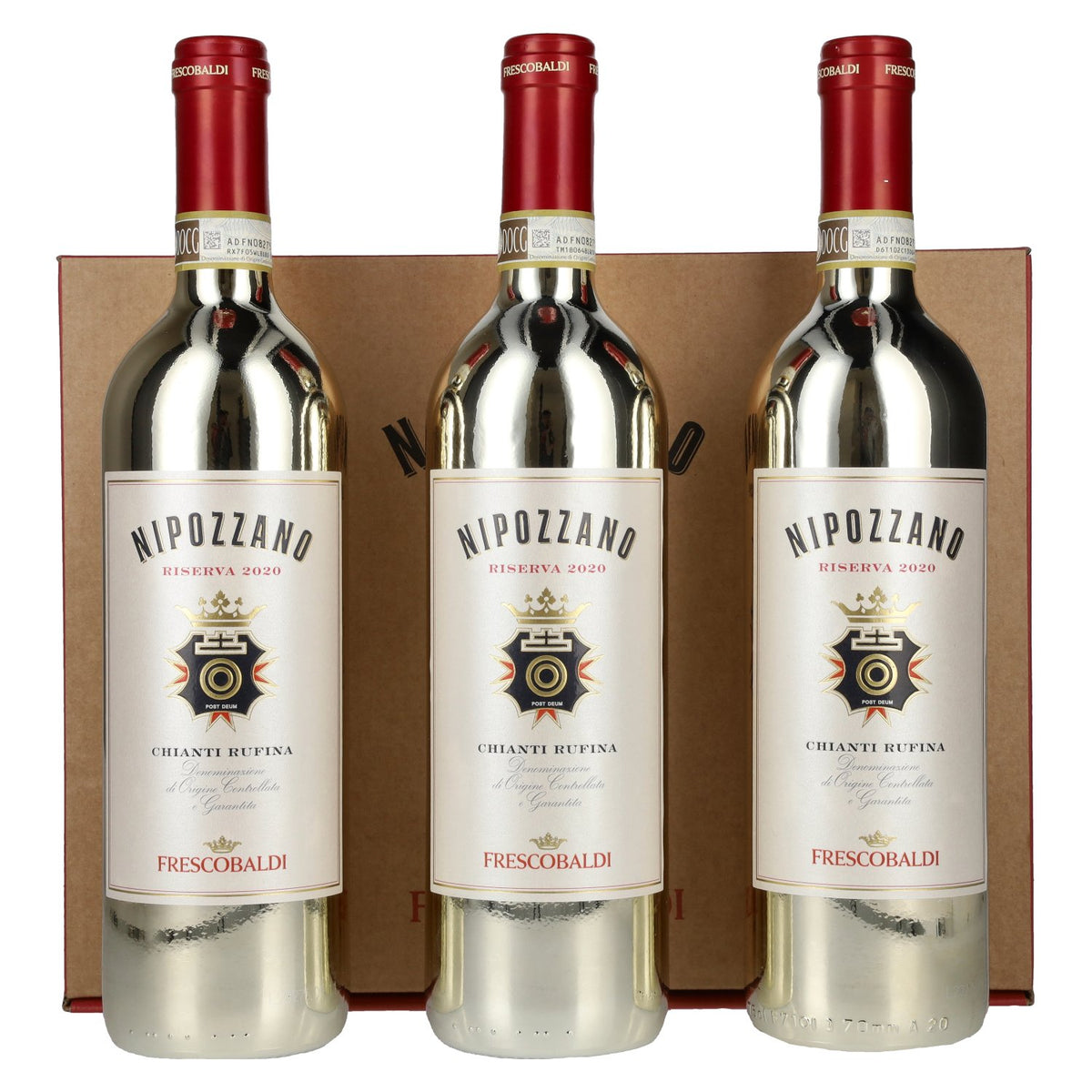 Frescobaldi NIPOZZANO Chianti Rúfina Riserva GOLD EDITION DOCG 2020 13.5% vol. 3 x 0.75 l in a gift box