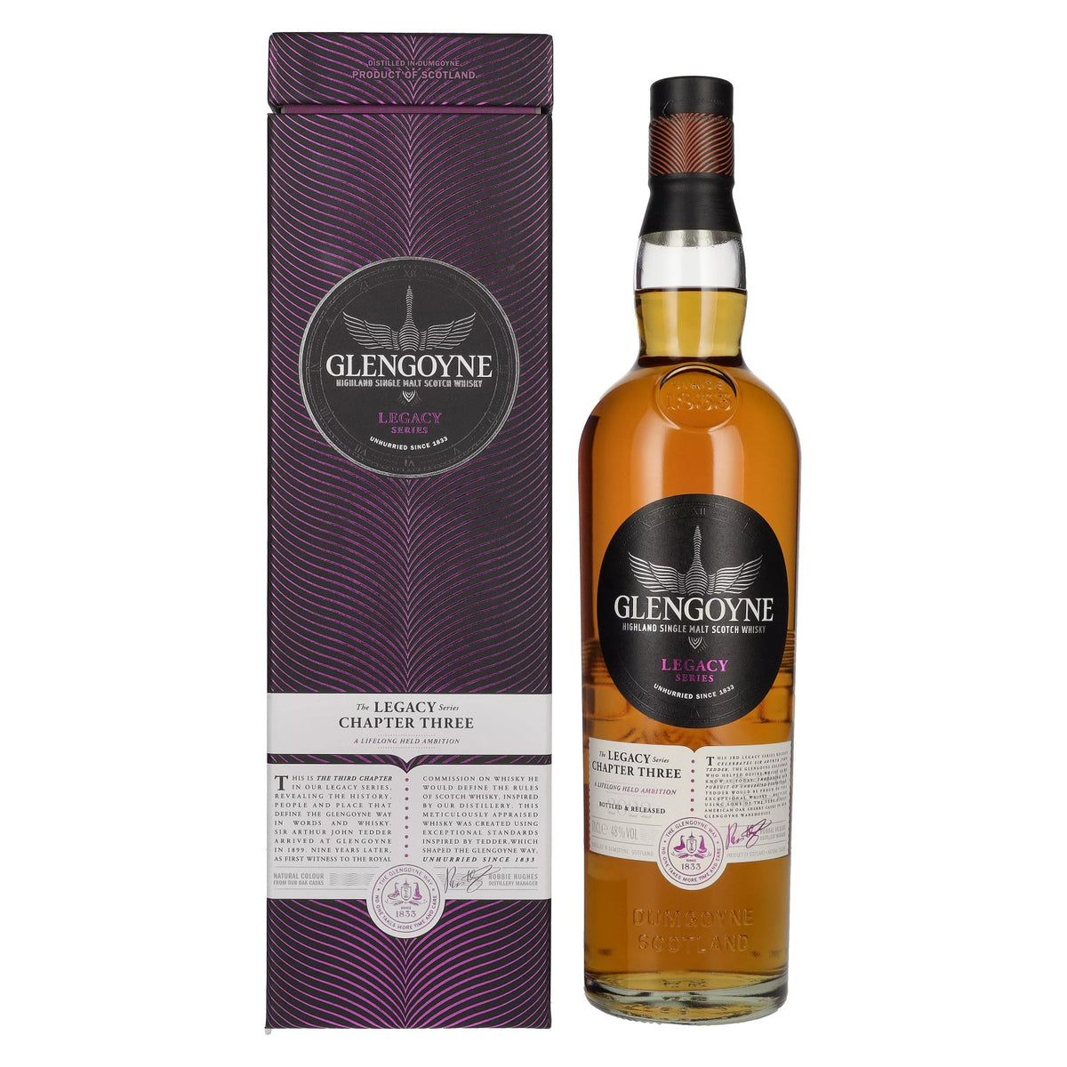 Glengoyne, série « The LEGACY », CHAPTER THREE, 48 % vol., 0,7 l, dans un coffret cadeau