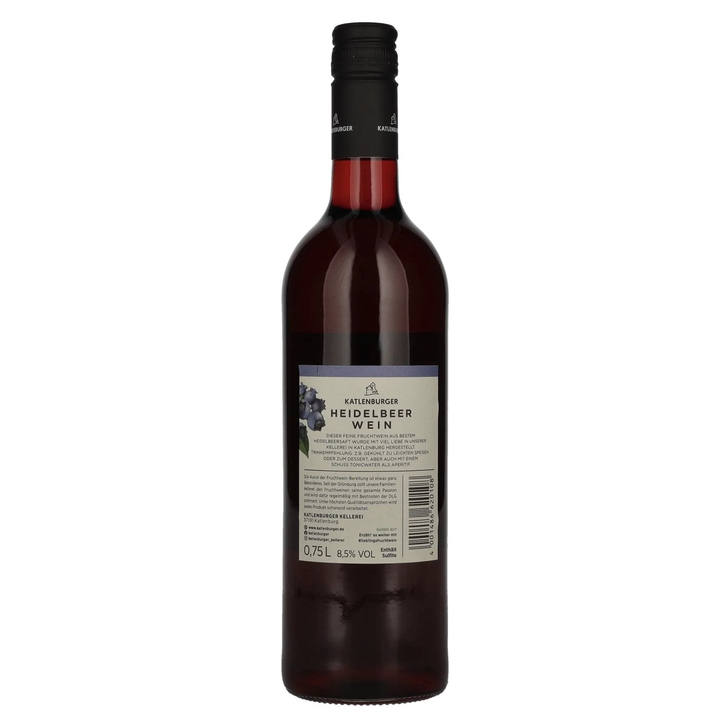 Katlenburger Heidelbeerwein 8,5% Vol. 0,75l