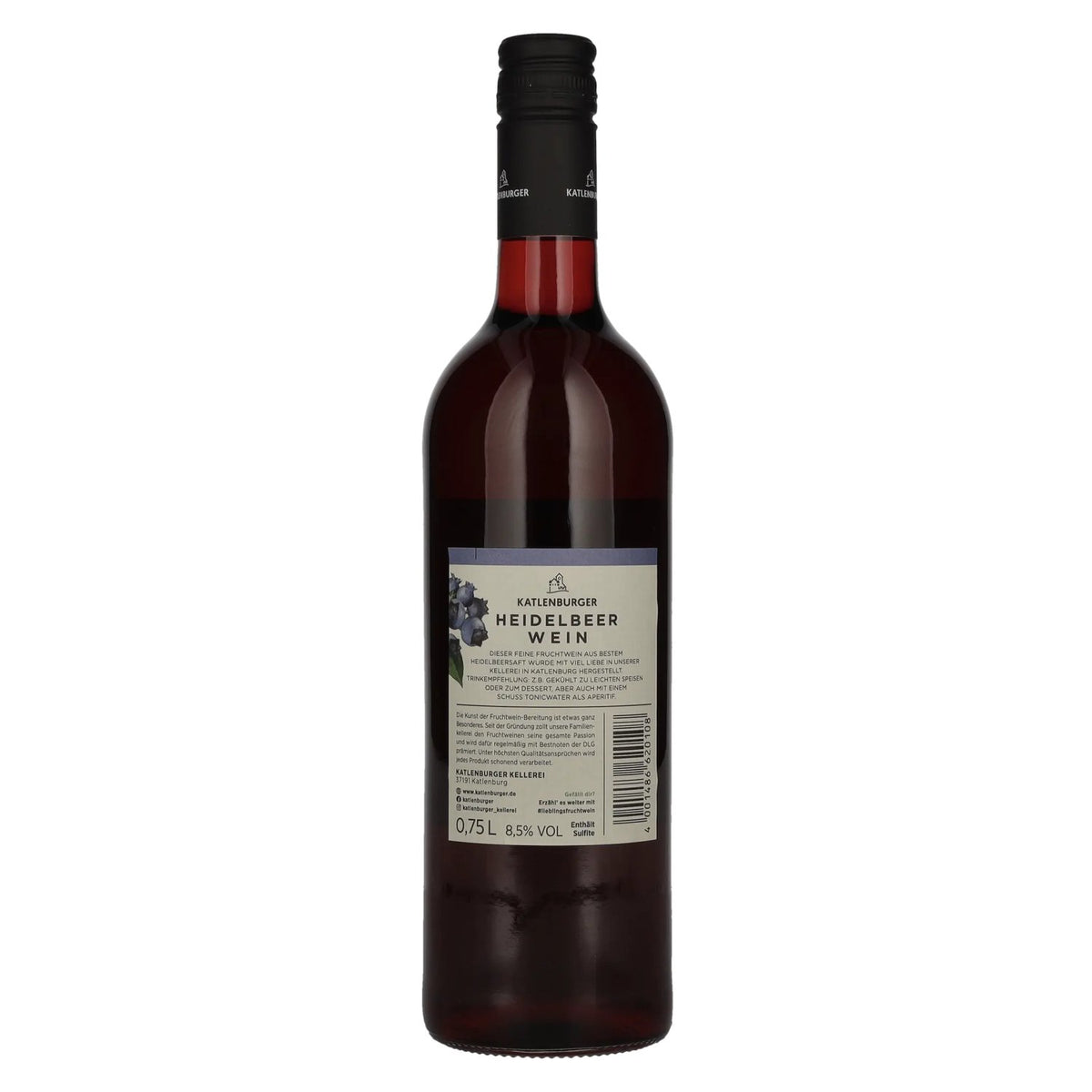 Katlenburger Heidelbeerwein 8,5% Vol. 0,75l