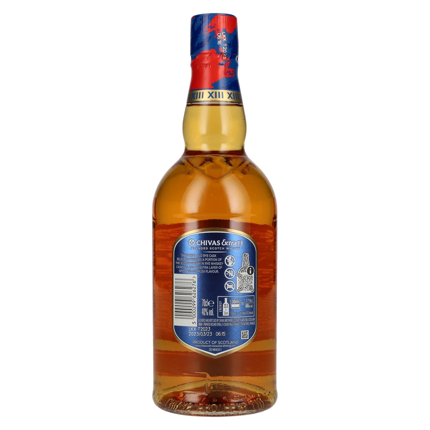 Chivas Regal EXTRA 13 Years Old AMERICAN RYE CASKS Finish 40% Vol. 0,7l