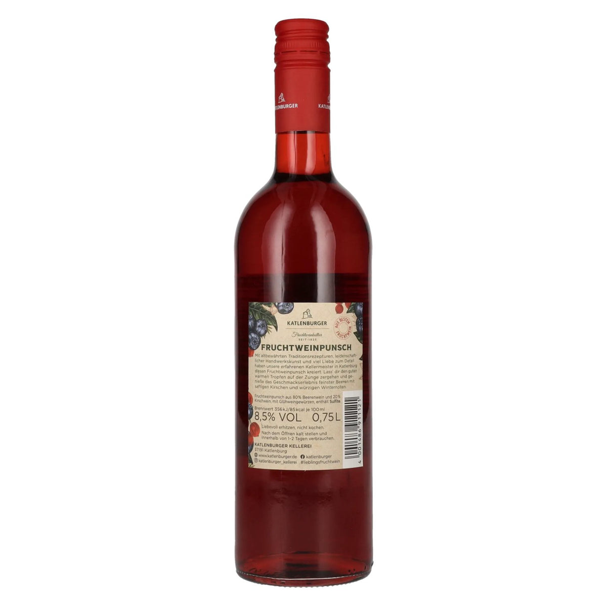 Katlenburger Berry Mulled Punch 8.5% ABV 0.75l