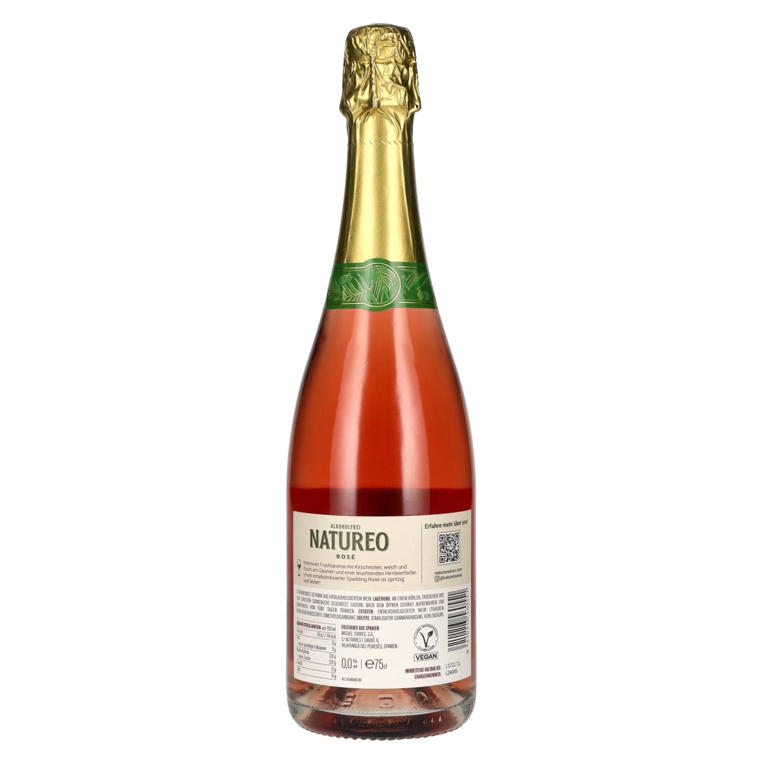 Torres Natureo Sparkling Rosé non-alcoholic 0.75l