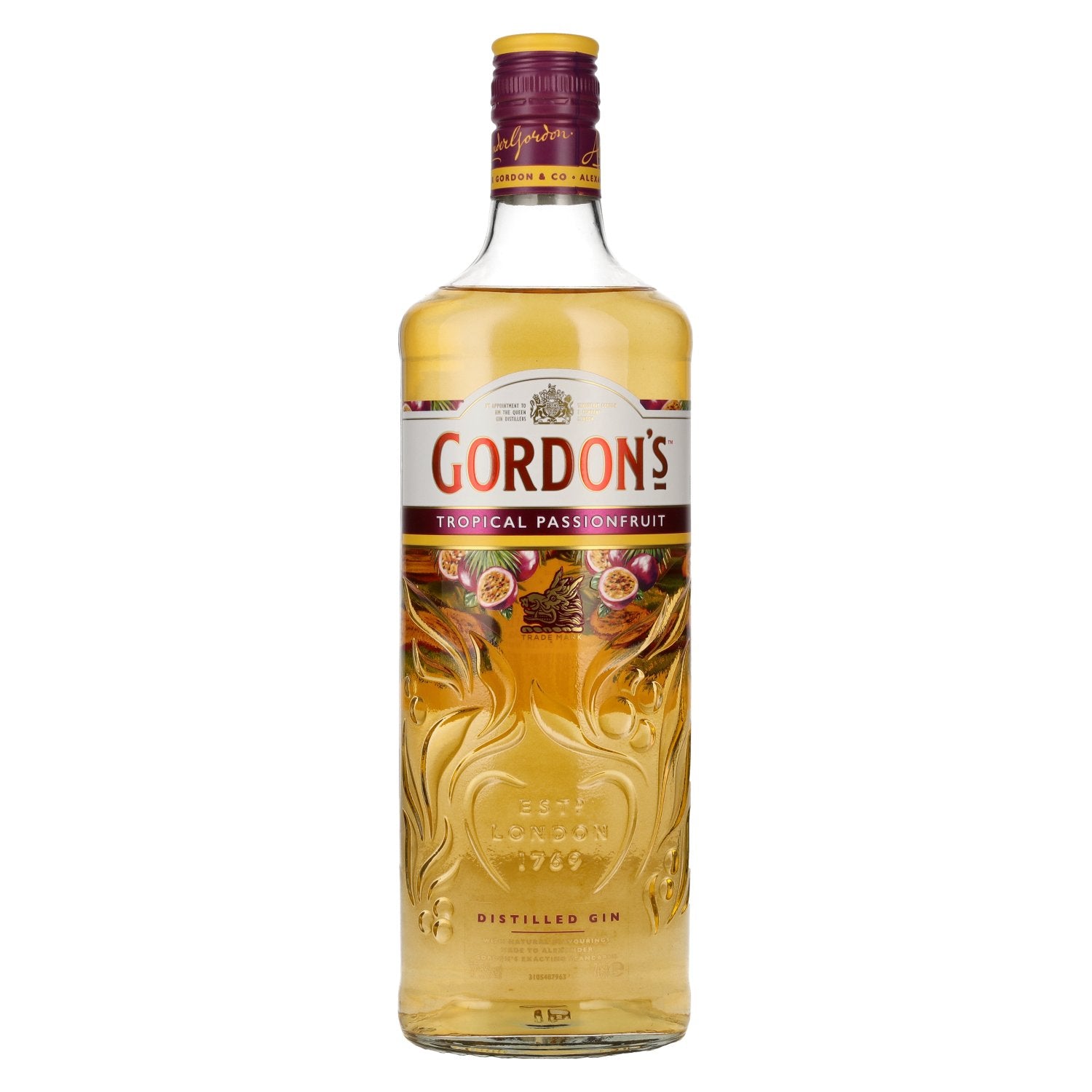 Gordon's TROPICAL PASSIONFRUIT Gedistilleerde gin 37,5% Vol. 0,7l