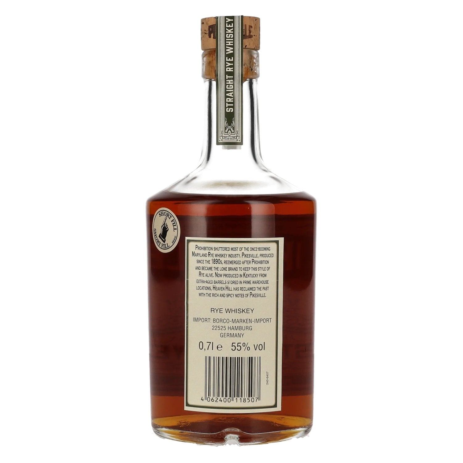 Pikesville Straight Rye Whiskey 55% vol. 0,7l