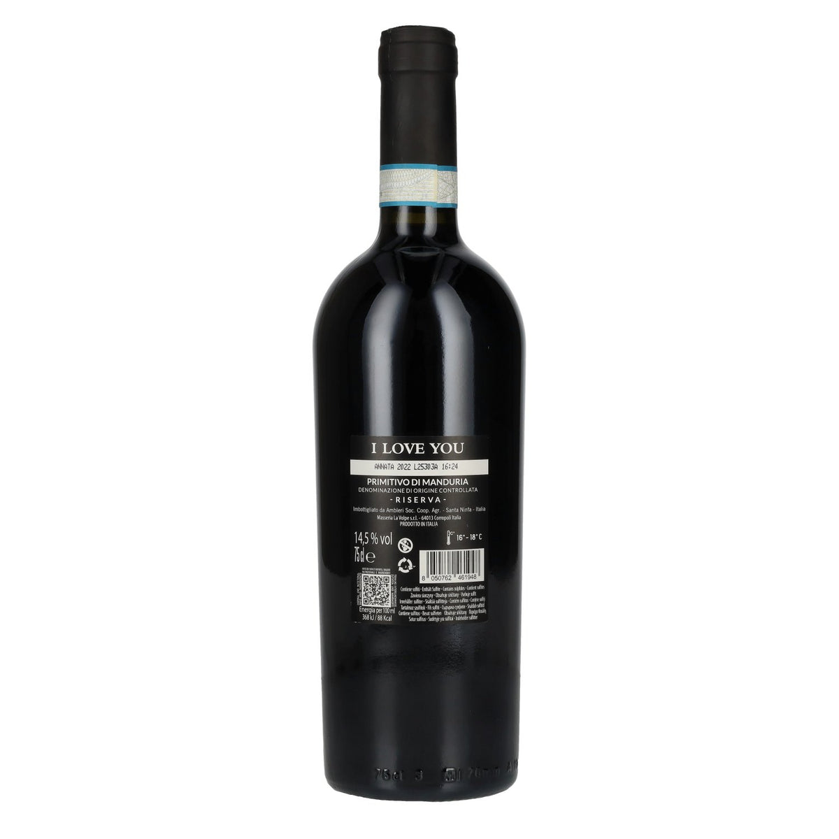 I Love You Primitivo di Manduria Riserva DOC 2022 14,5% Vol. 0,75l
