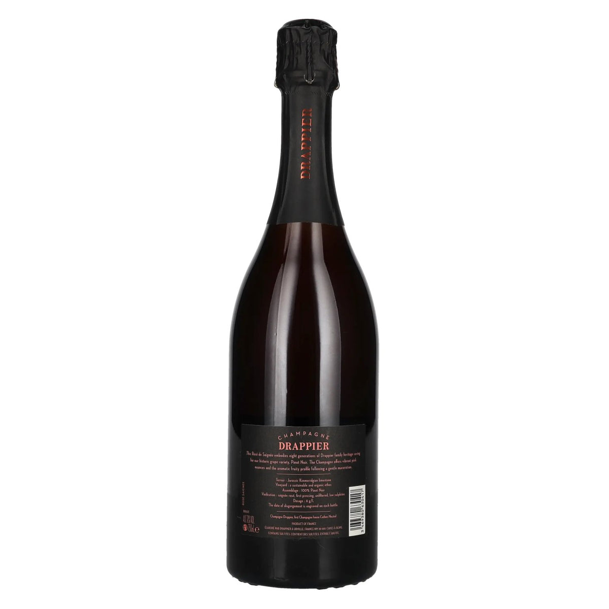 Champagne Drappier Rosé de Saignée Brut 12% vol. 0.75 l