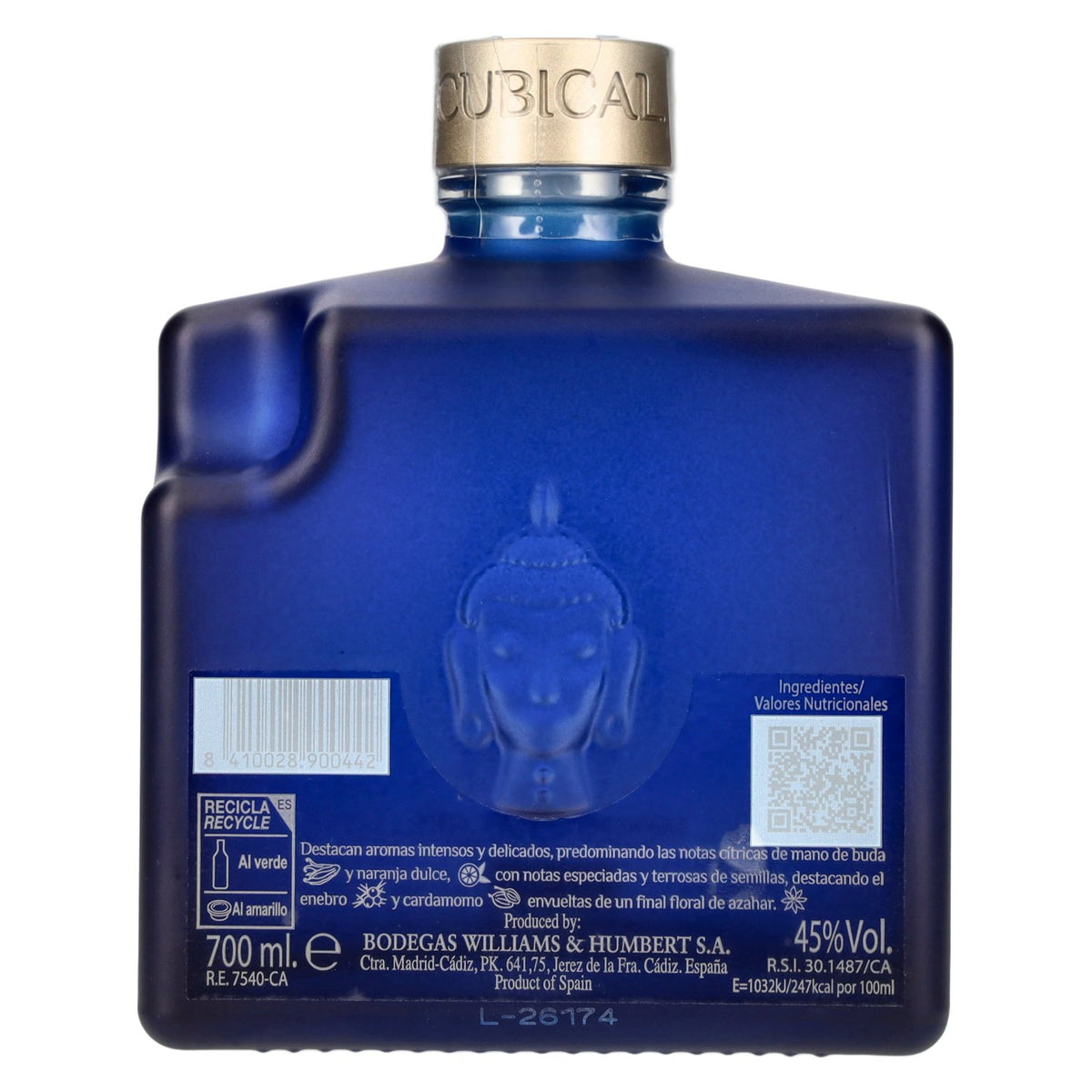 Cubical Ultra Premium London Dry Gin 45% vol. 0,7 l