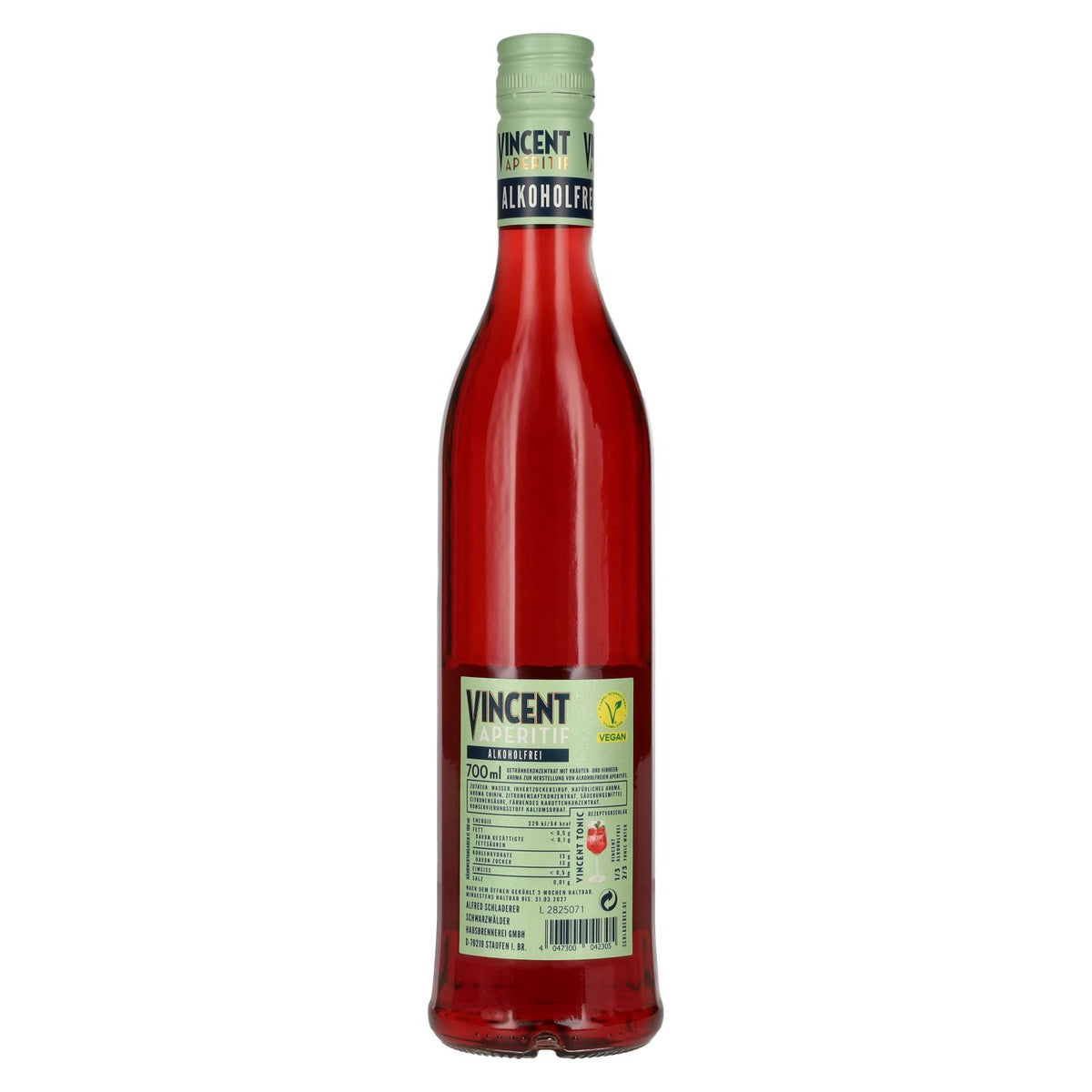 Schladerer Vincent alcoholvrij aperitief 0,7 l