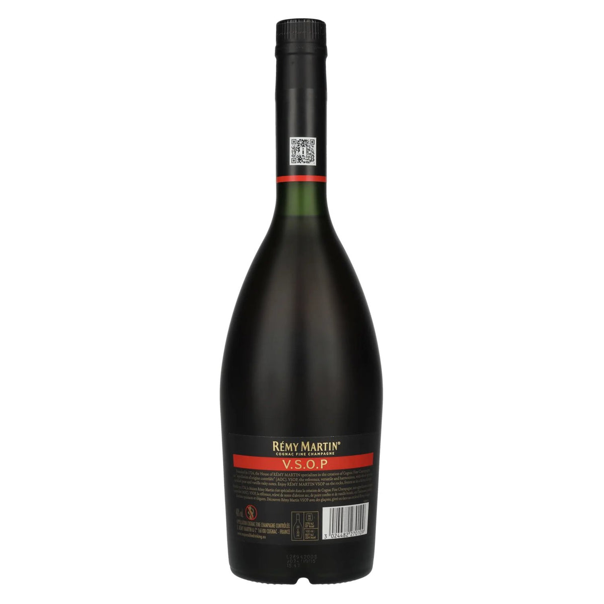 Cognac Rémy Martin V.S.O.P. Fine Champagne, bouteille en verre dépoli, 40 % vol., 0,7 l