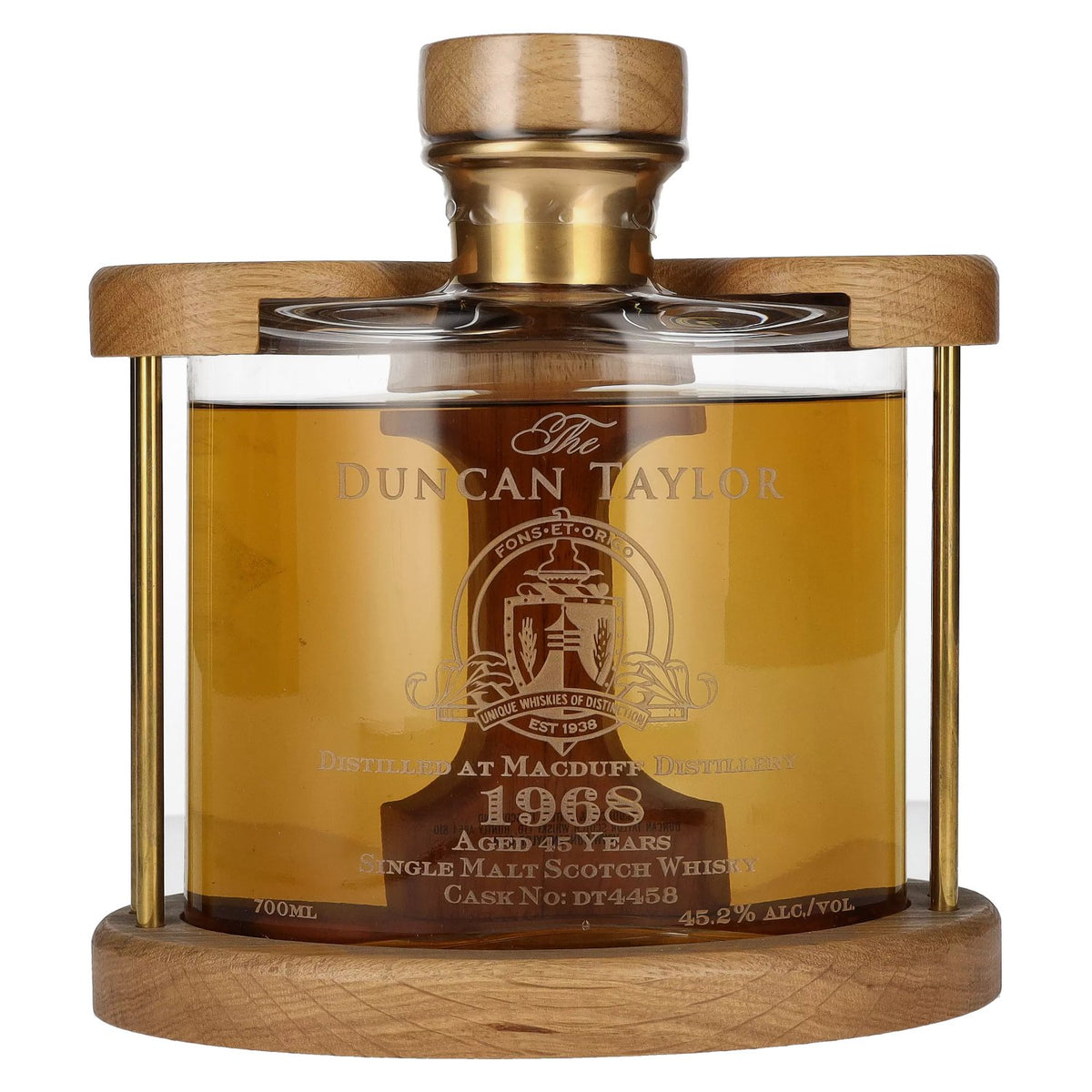 Duncan Taylor Macduff 45 ans d'âge Tantalus 1968, 45,2 % vol., 0,7 l, dans un coffret en bois