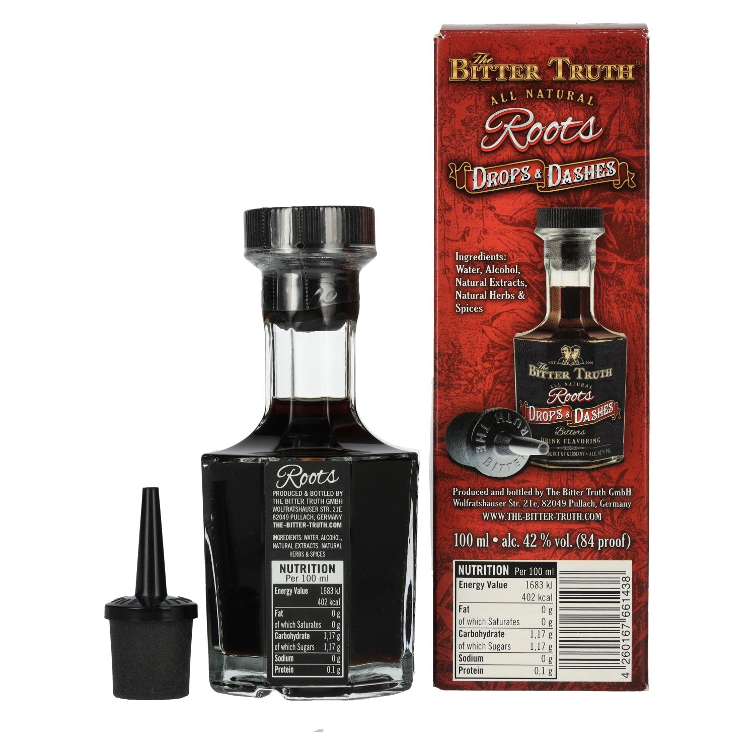 The Bitter Truth Roots Drops &amp; Dashes Bitters 10th Anniversary Limited Edition 42% Vol. 0.1l in gift box