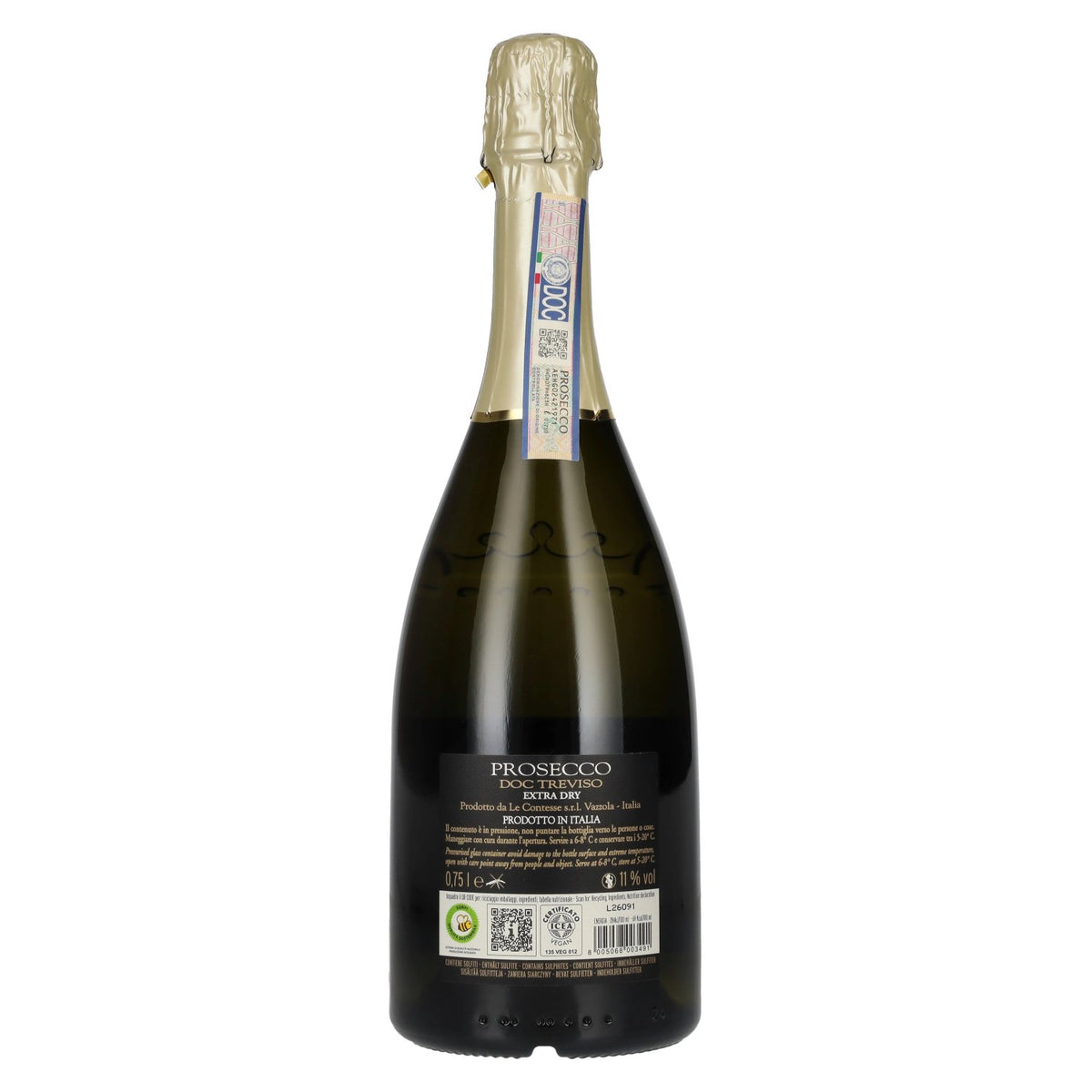 Le Contesse Prosecco DOC Treviso Extra Dry 11% vol. 0.75 l