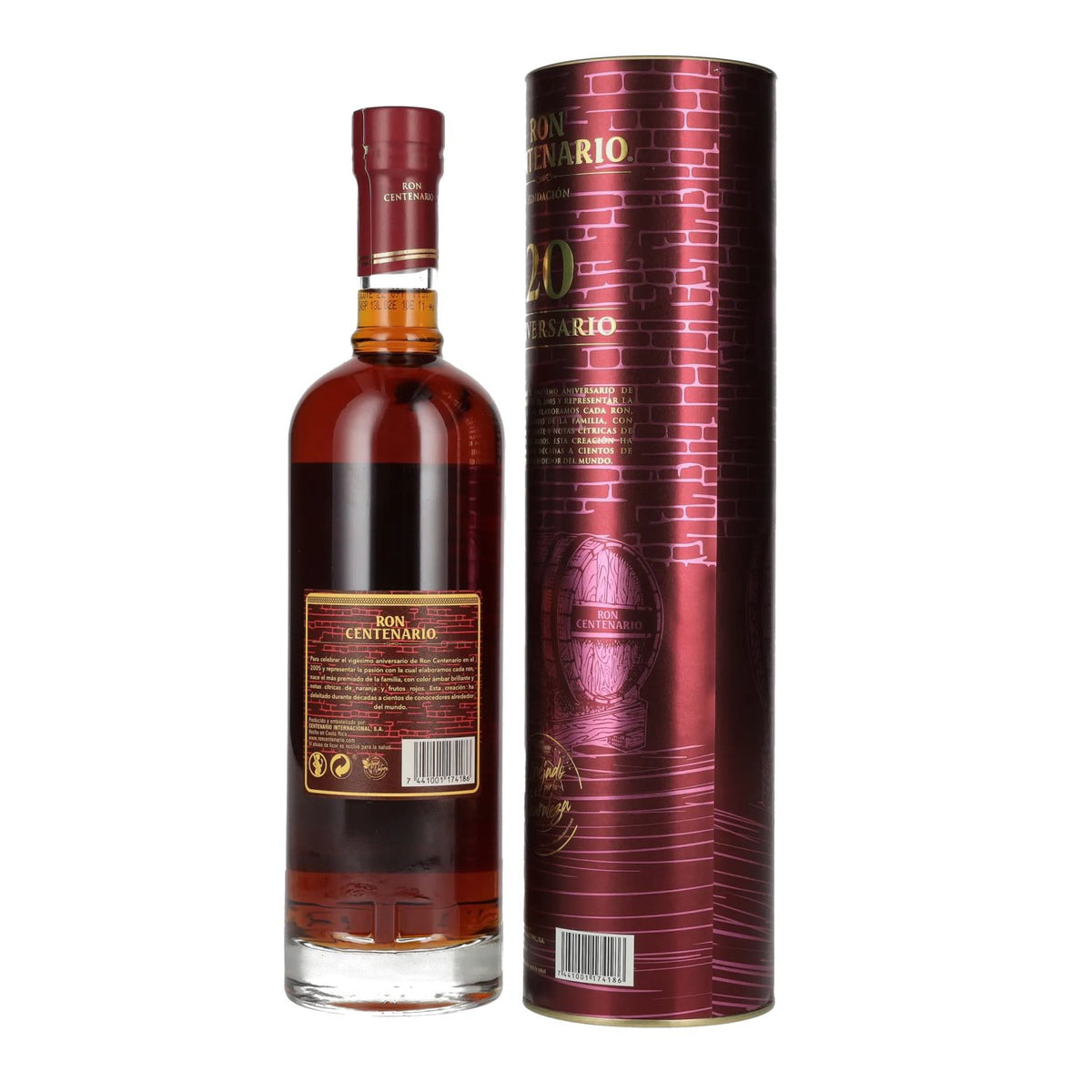 Ron Centenario FUNDACIÓN 20 Sistema Solera Rum 40% Vol. 0,7l in Geschenkbox