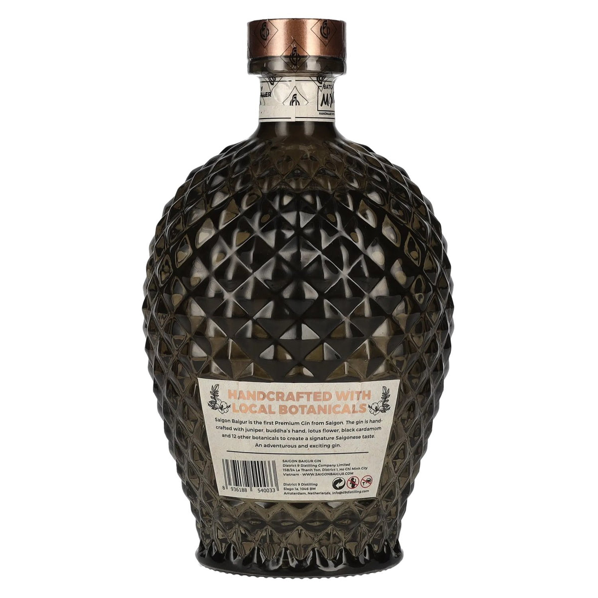 Saigon Baigur Premium Dry Gin 43 % vol. 0,7 l
