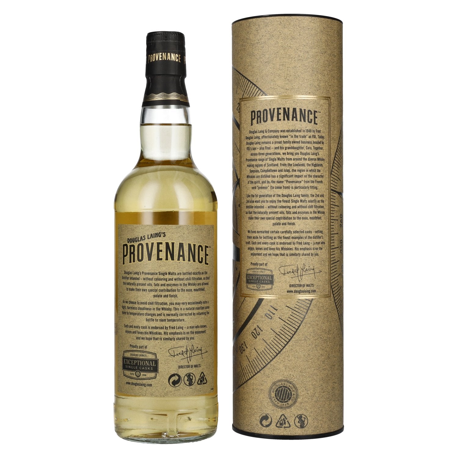 Douglas Laing PROVENANCE Blair Athol 12 Years Old Single Cask Malt 2007 46% vol. 0,7l en boîte cadeau