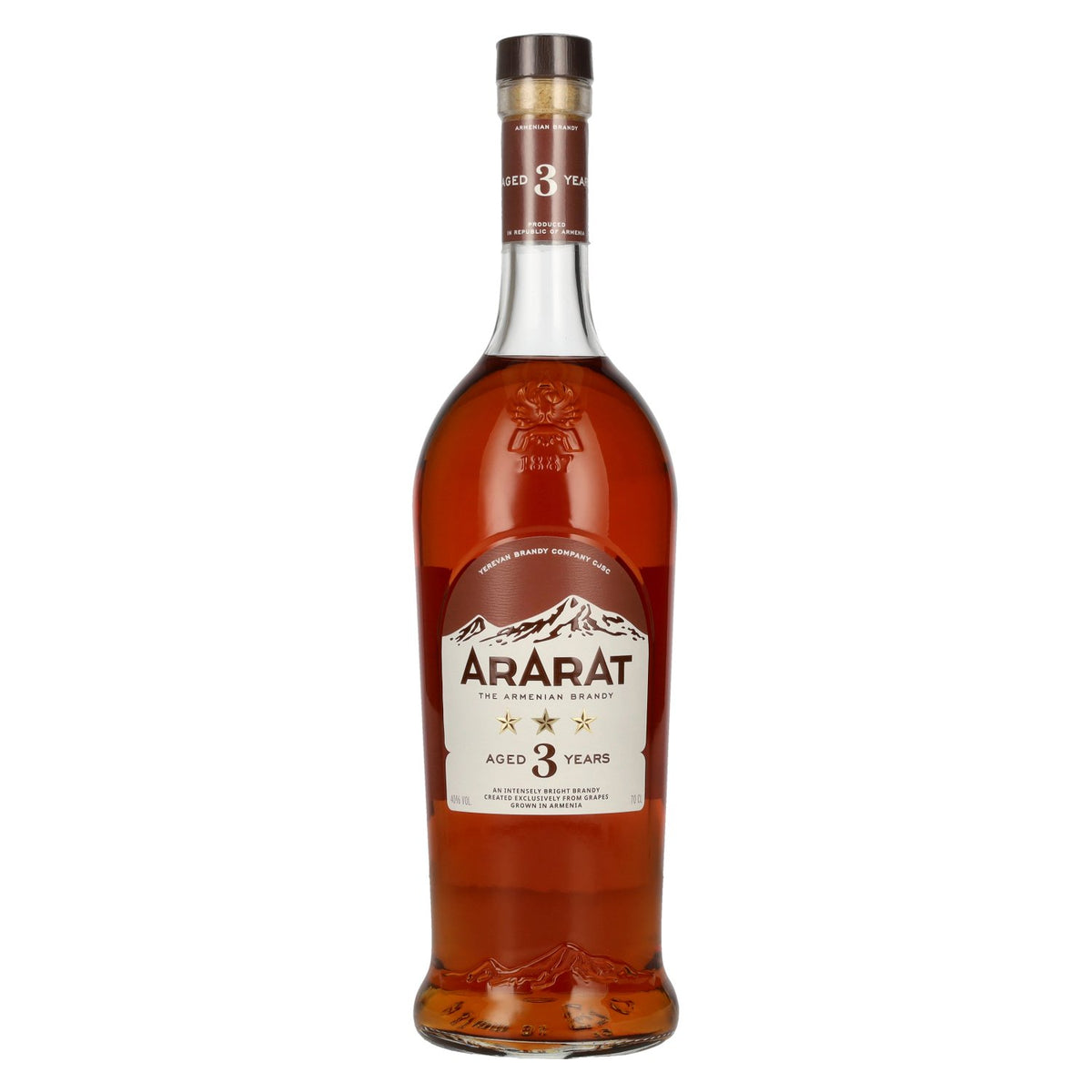 Ararat 3 ans d'âge, 40 % vol., 0,7 l