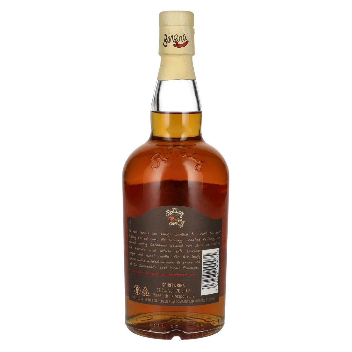 RedLeg Banana Spiced Rum 37,5% Vol. 0,7l