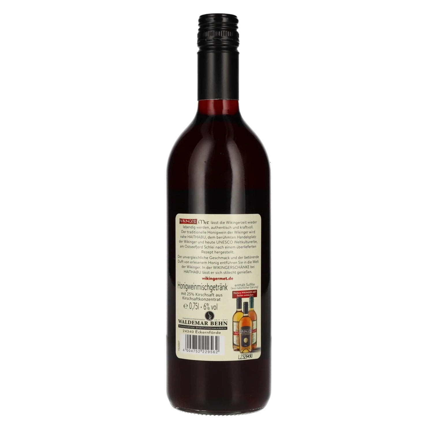 Wikinger Met rouge au jus de cerise 6% vol. 0,75l