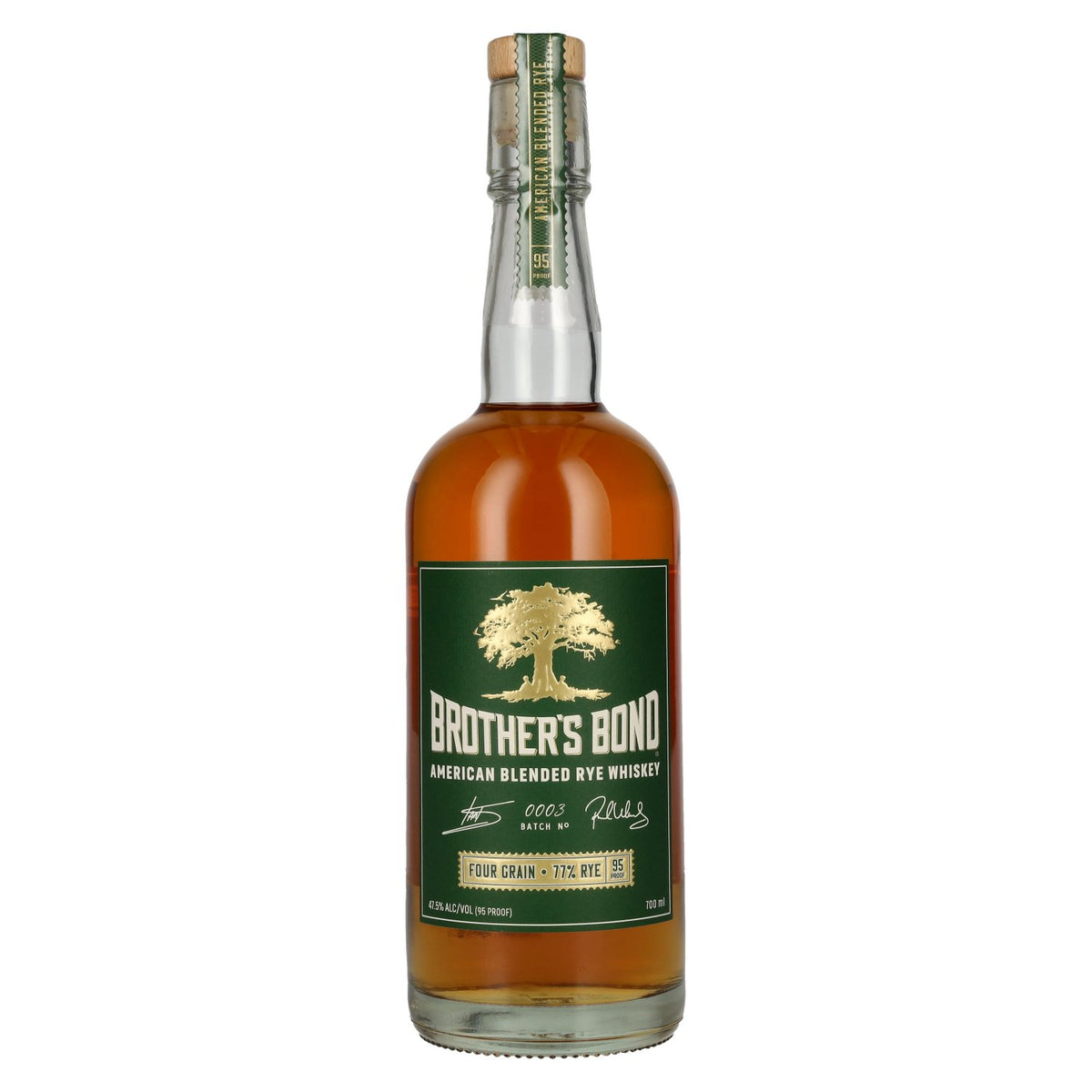 Brother's Bond American Blended Rye Whiskey Batch No. 0003 47,5% Vol. 0,7l
