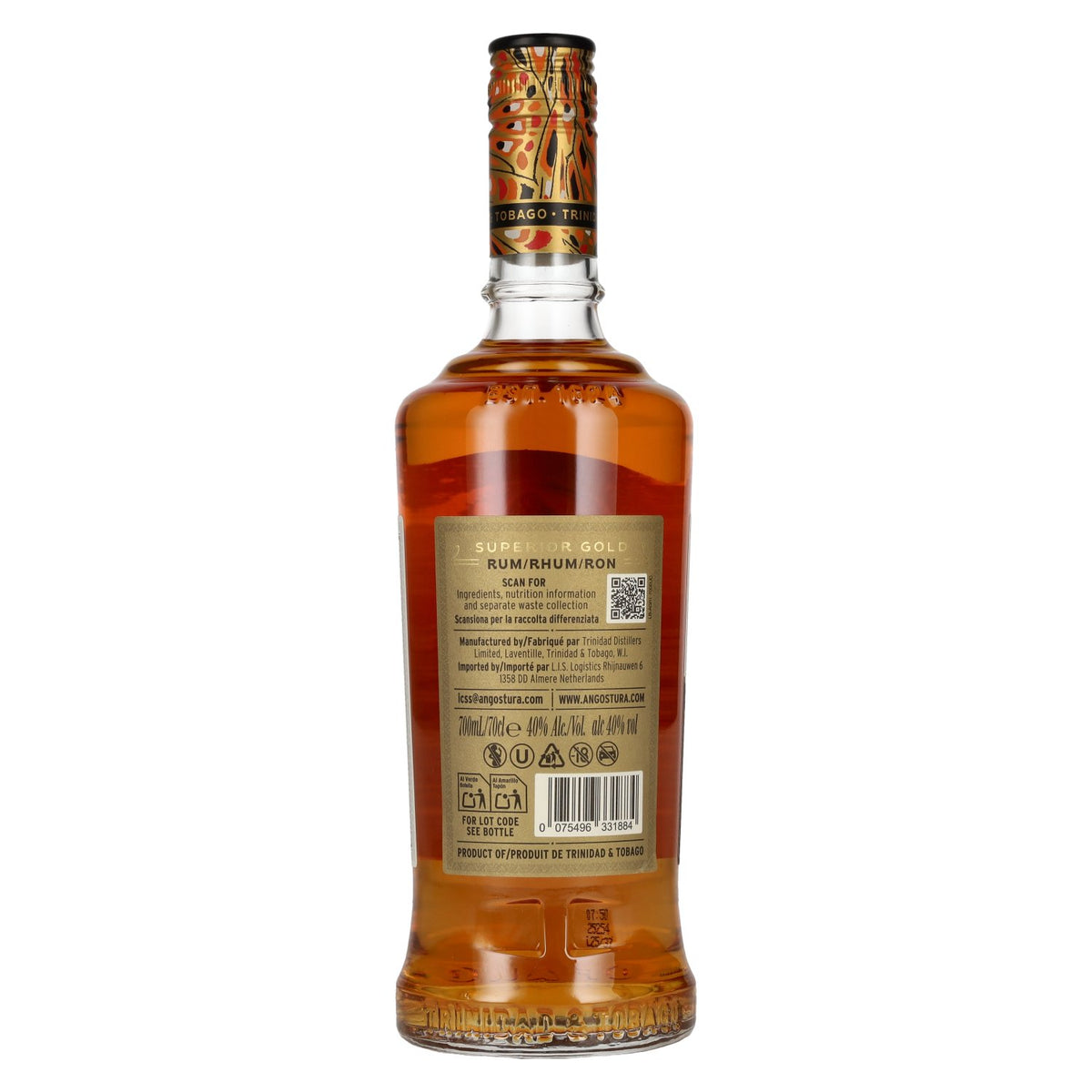 Angostura 5 Years Old Superior Gold Rum 40% Vol. 0,7l
