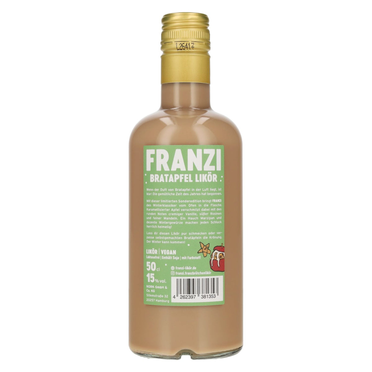 Franzi Baked Apple Likör 15% ABV 0.5l
