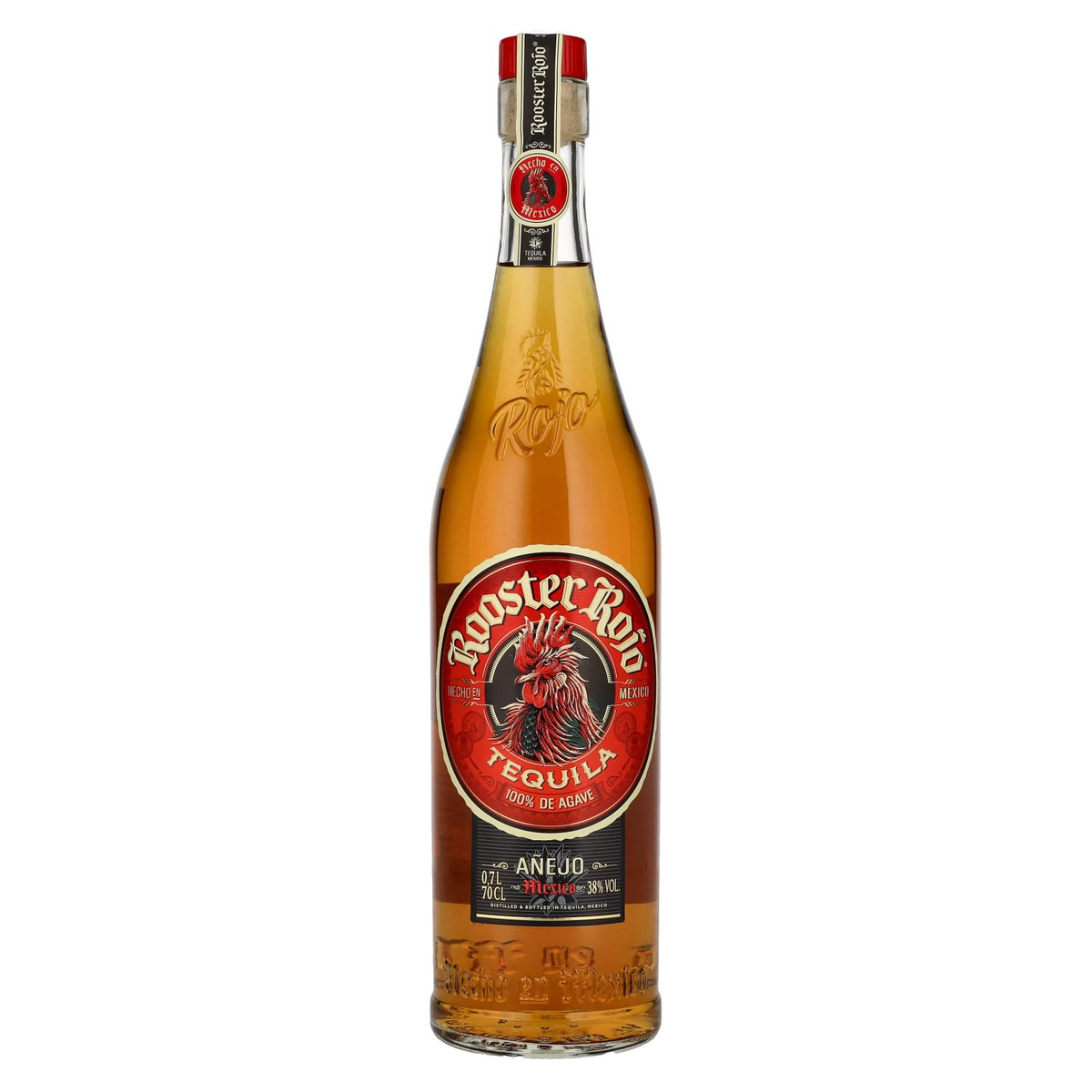 Tequila Rooster Rojo AÑEJO 100 % d'agave, 38 % vol., 0,7 l