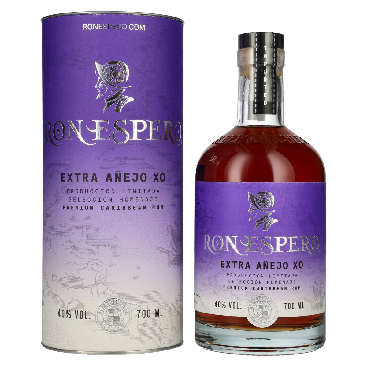 Ron Espero Extra Añejo XO Selección Homenaje Produccion Limitada 40% Vol. 0,7l in Geschenkbox