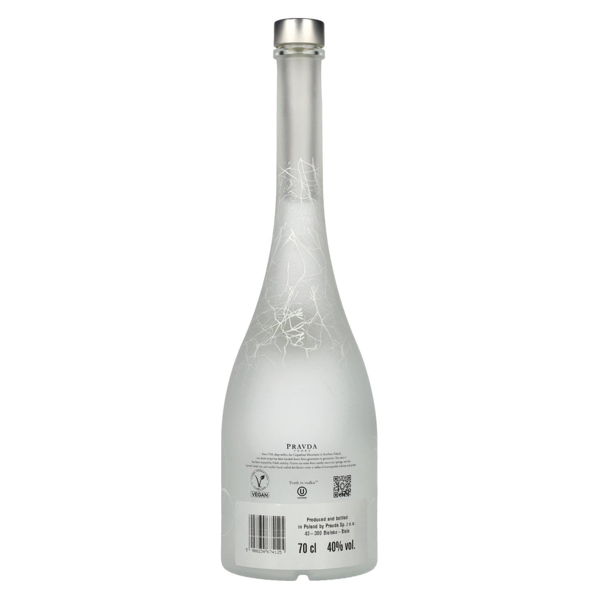 Pravda Vodka 40% ABV 0.7l