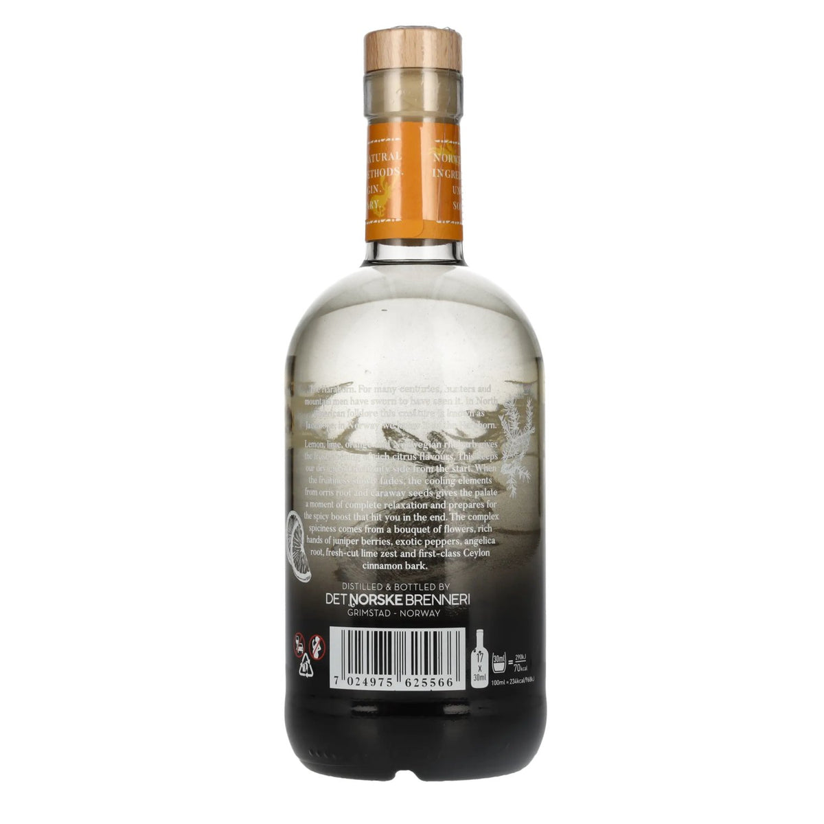 Harahorn Norwegian Orange Dry Gin 42% vol. 0.5 l