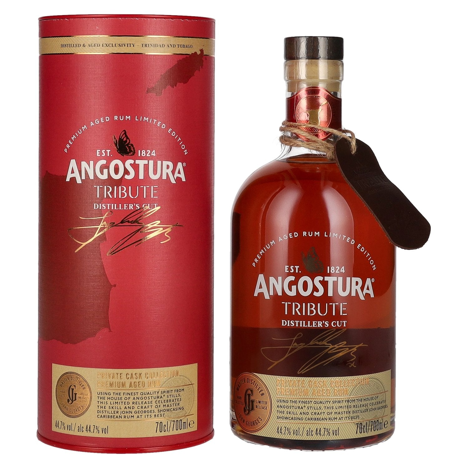 Angostura Tribute Distiller's Cut Premium Aged Rum Limited Edition 44,7% Vol. 0,7l in Geschenkbox