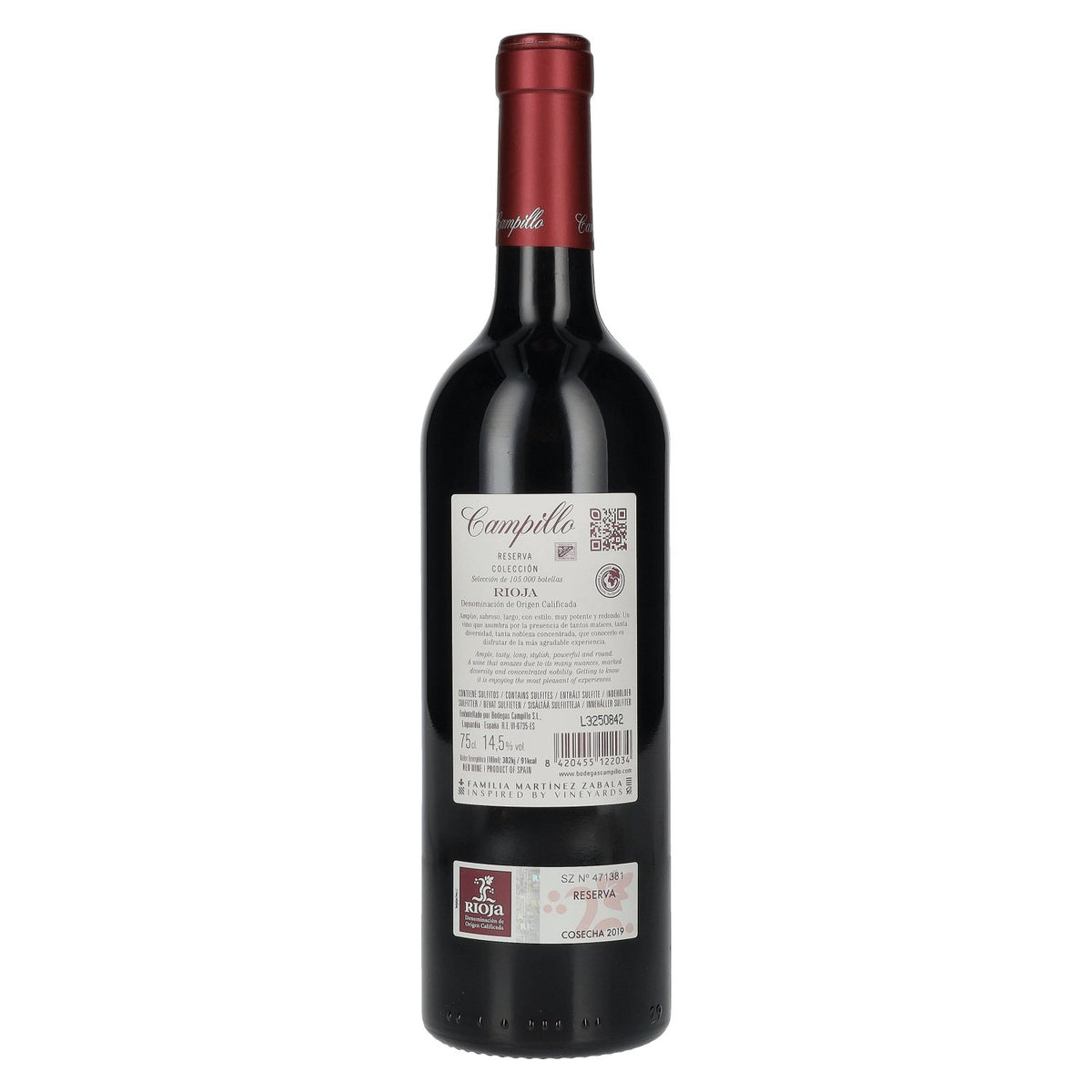 Campillo Reserva Colección Rioja DOC 2019 14,5% Vol. 0,75l