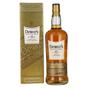 Dewar's 15 Years Old Double Aged Blended Scotch Whisky 40% vol. 1 l in geschenkverpakking