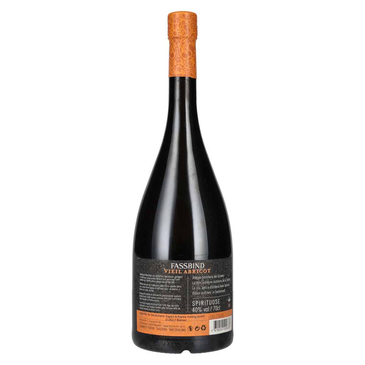 Fassbind Les Vieilles Barriques VIEILL ABRICOT 40% vol. 0,7 l