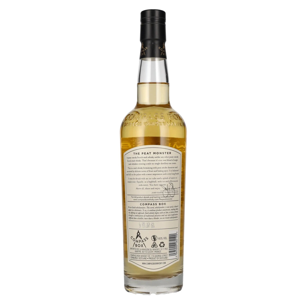 Compass Box THE PEAT Monster Blended Malt 46% Vol. 0,7l
