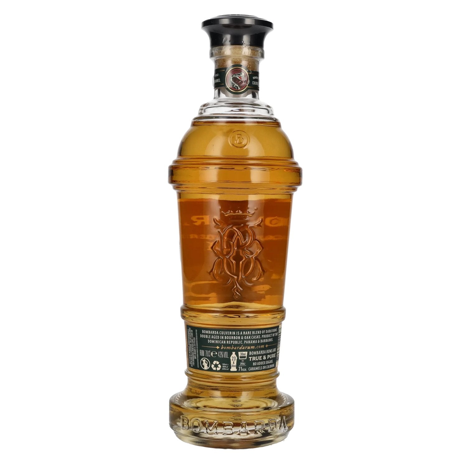 Bombarda CULVERIN Dark Caribbean Rum 43% vol. 0,7l