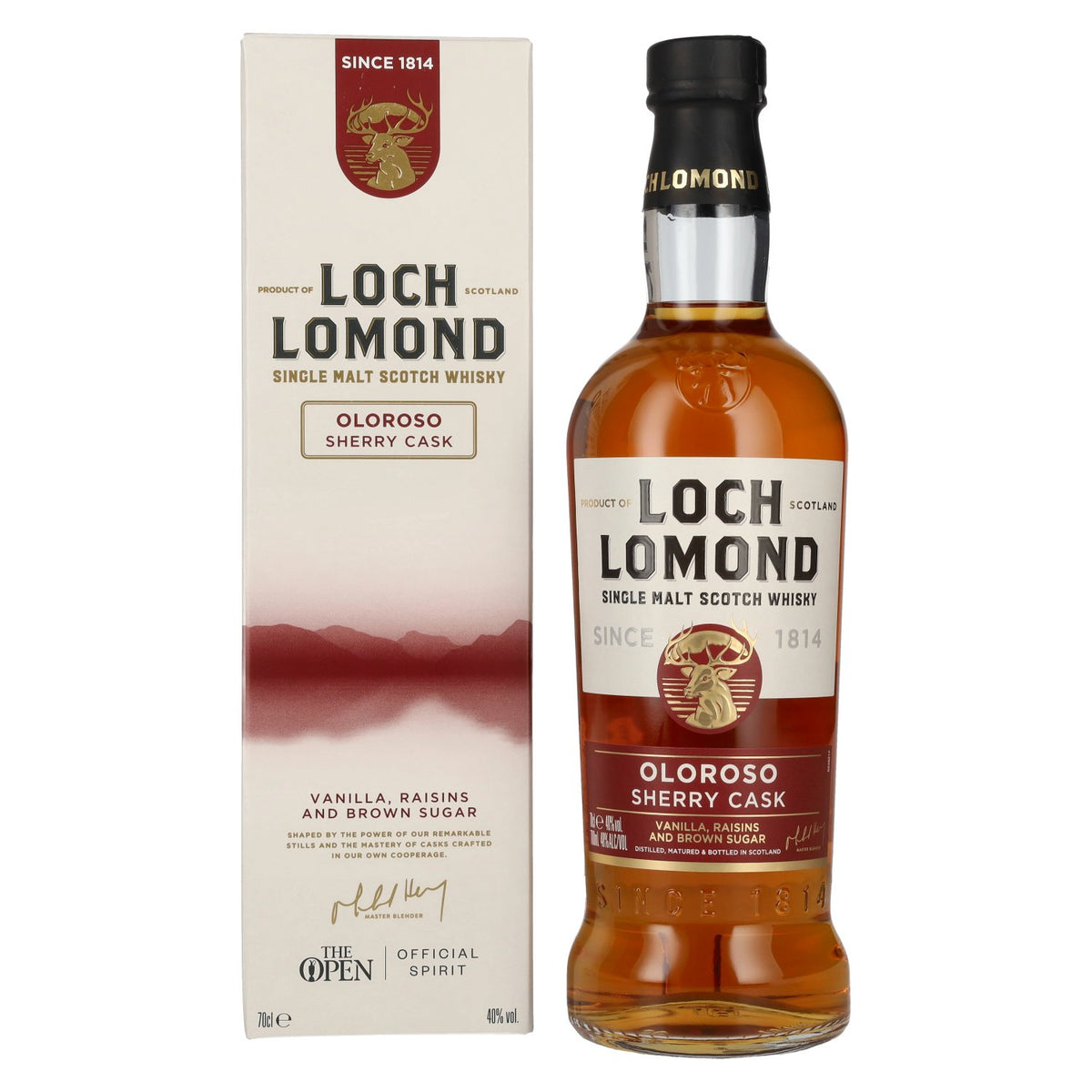 Loch Lomond THE ORIGINAL Oloroso Sherry Cask Single Malt 40% Vol. 0,7l en boîte cadeau