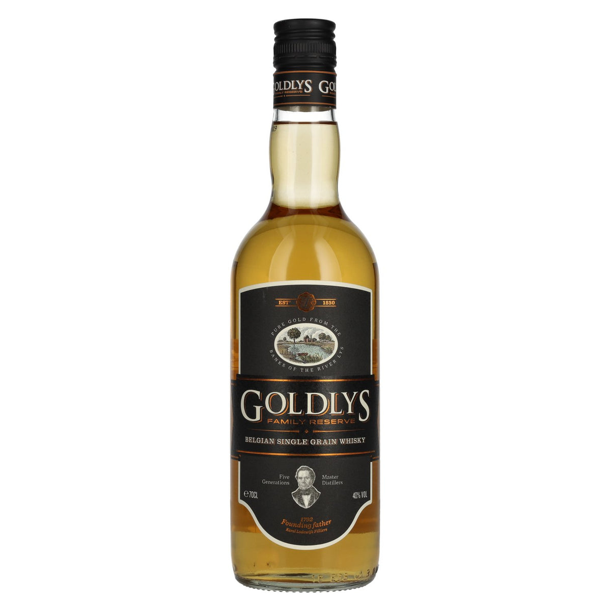 Filliers Goldlys Family Reserve Belgian Single Grain Whisky 40% vol. 0.7 l