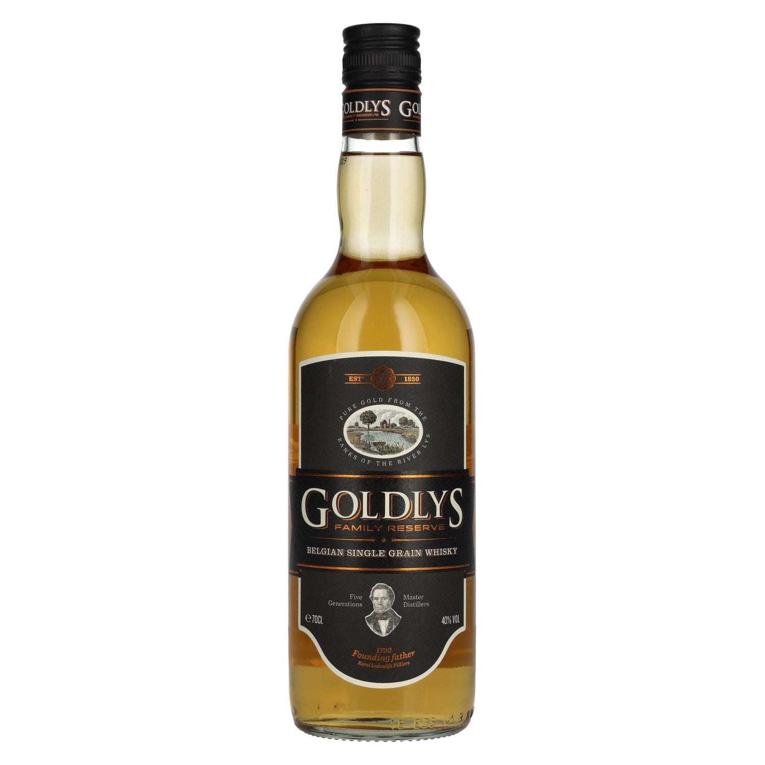 Filliers Goldlys Family Reserve Belgische Single Grain Whisky 40% vol. 0,7 l