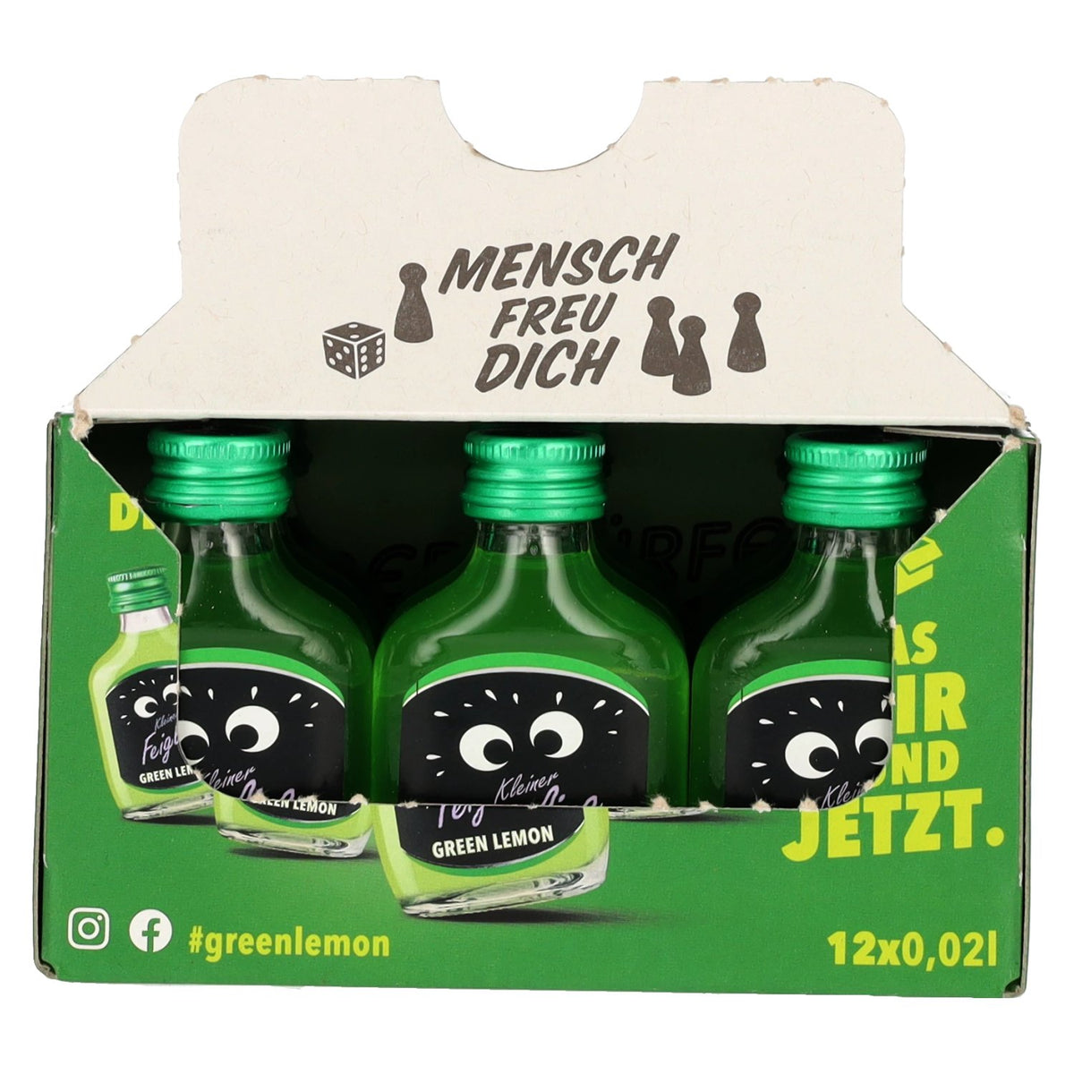 Kleiner Feigling Green Lemon 15 % vol. 12 x 0,02 l