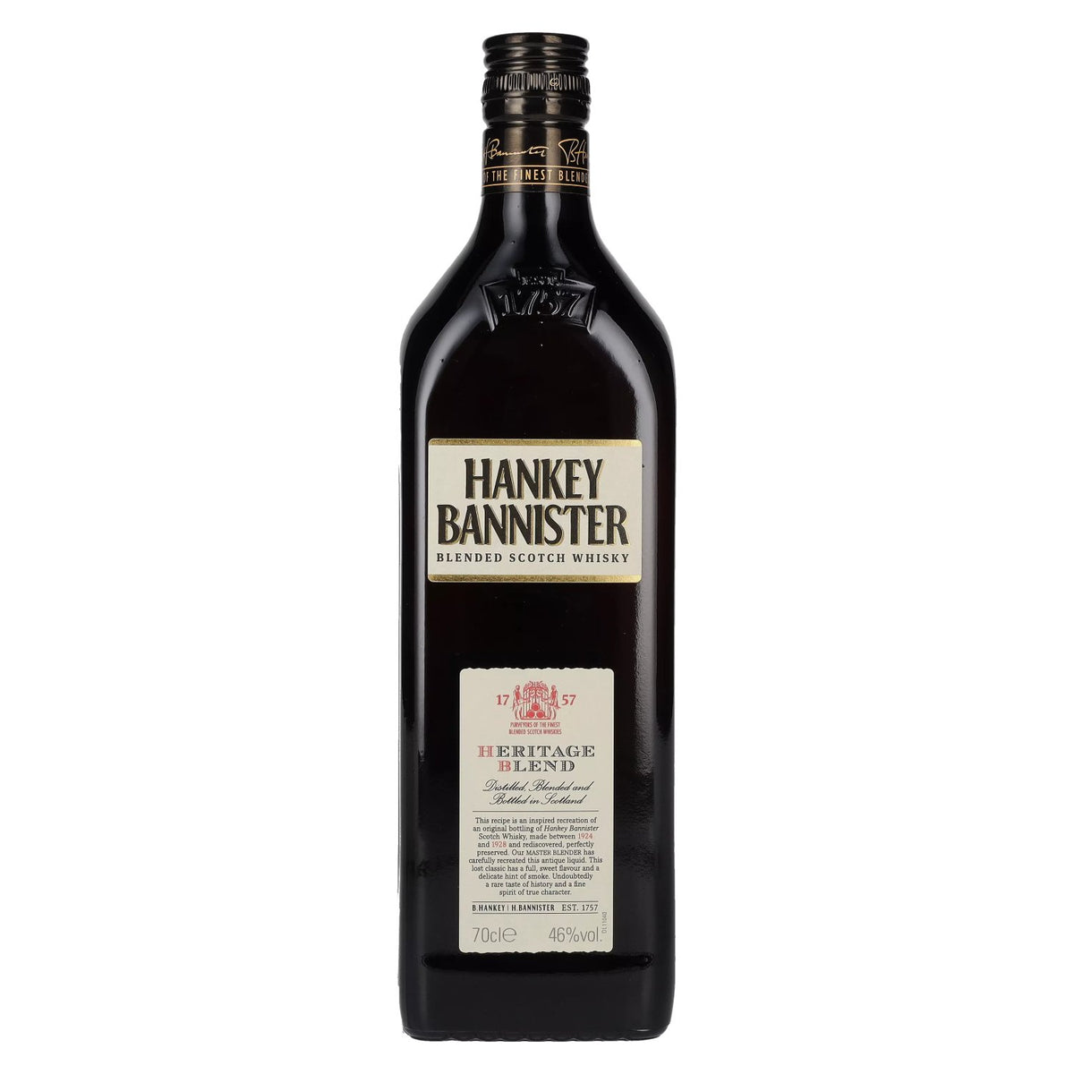 Hankey Bannister HERITAGE BLEND Blended Scotch Whisky 46% vol. 0.7 l
