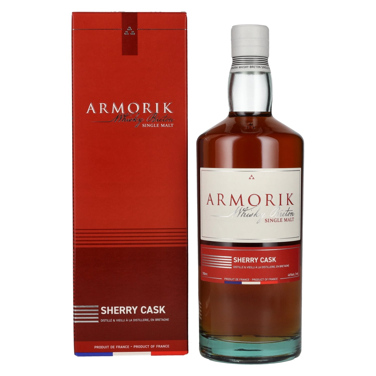Armorik SHERRY CASK Whisky Breton Single Malt 46% Vol. 0,7l in Geschenkbox