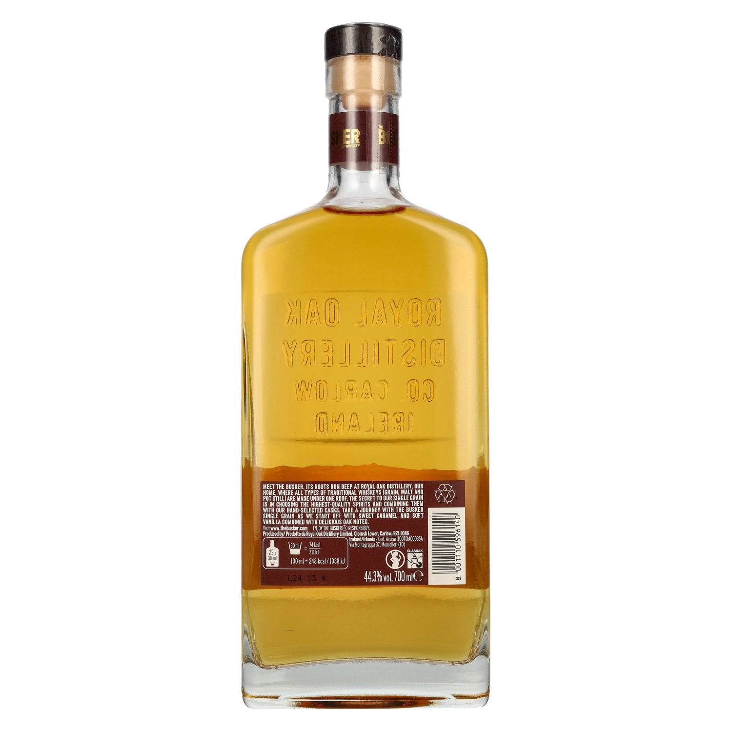 The Busker Single Grain Irish Whiskey 44,3% Vol. 0,7l